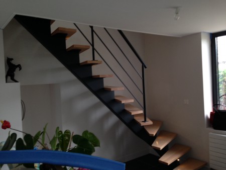 Menuiserie escalier Caudescure.